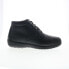 Фото #1 товара Footsaver by Drew Domino 90678-P1 Mens Black Synthetic Casual Dress Boots