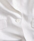 ფოტო #3 პროდუქტის Trendy Plus Size Solid Linen Single-Breasted Woven Blazer, Created for Macy's