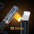 Фото #10 товара Kątowy Kabel iPhone Lightning - USB-C do szybkiego ładowania 20W 1.2m czarny