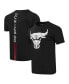Фото #1 товара Men's Black Chicago Bulls T-shirt