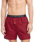 Фото #4 товара Men's Striped Woven Boxers