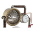 Фото #4 товара Настенное часы DKD Home Decor арматура Стеклянный Позолоченный Железо (50,5 x 12 x 73 cm)