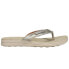 Фото #1 товара Sperry Adriatic TStrap Skip Lace Flip Flops Womens Grey Casual Sandals STS85186