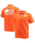Фото #1 товара Men's Orange Clemson Tigers Slack Tide Camp Button-Up Shirt