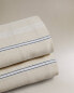 Фото #5 товара Striped cotton flat sheet