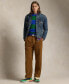 ფოტო #1 პროდუქტის Men's Classic-Fit Pleated Corduroy Pants