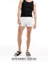 Фото #1 товара ASOS DESIGN pleated chino short in white