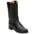 Фото #45 товара Justin Boots Cora Round Toe Cowboy Womens Black Dress Boots L3703