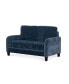 Фото #1 товара Everly Blue Velvet Loveseat