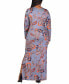 Фото #2 товара Plus Size Long Sleeve Maxi Dress