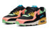 Nike Air Max 90 低帮 跑步鞋 男女同款 黑粉绿 / Кроссовки Nike Air Max 90 CT1891-600