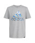 ფოტო #5 პროდუქტის Big Boys Short Sleeve Chrome Logo Heather T-Shirt