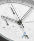 ფოტო #4 პროდუქტის Men's Gunmetal Chronograph Gunmetal Stainless Steel Link Watch 42mm