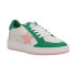 Фото #2 товара Vintage Havana Denisse Lace Up Womens Green, White Sneakers Casual Shoes DENISS