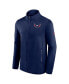 ფოტო #3 პროდუქტის Men's Navy Washington Capitals Authentic Pro Rink Fleece Full-Zip Jacket