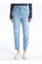 Фото #3 товара Jeans Mom Fit Yırtık Detaylı Kadın Jean Pantolon Pantolon