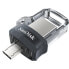 Фото #2 товара SanDisk Ultra Dual m3.0 - 16 GB - USB Type-A / Micro-USB - 3.2 Gen 1 (3.1 Gen 1) - Slide - 5.2 g - Black - Silver - Transparent