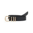 PIECES Lea Belt Black / Detail Black W / Gold, 80 см - фото #2