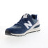 New Balance 574 U574PO2 Mens Blue Suede Lace Up Lifestyle Sneakers Shoes 11.5