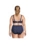 ფოტო #2 პროდუქტის Plus Size DD-Cup Chlorine Resistant Twist Underwire Bikini Swimsuit Top