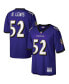 ფოტო #4 პროდუქტის Men's Ray Lewis Purple Baltimore Ravens Big and Tall 2000 Retired Player Replica Jersey