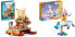 LEGO 43210 Disney Princess Vaianas Catamaran Toy Boat with Moana and Sina Princesses, Mini Dolls & Dolphin Figure for Girls and Boys & 31140 Creator 3-in-1 Magic Unicorn Toy