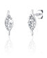 Beautiful silver earrings with zircons SVLE1217XH2BI00