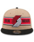 Men's Tan/Black Portland Trail Blazers 2024 NBA Draft 9FIFTY Snapback Hat