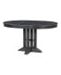 Farmhouse Dining Table Extendable Round Table For Kitchen, Dining Room