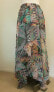 NY Collection Women's Handkerchief Hem Skirt Blue Multi XS