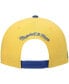 ფოტო #5 პროდუქტის Men's Gold and Royal Denver Nuggets Hardwood Classics Snapback Hat