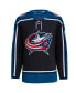 ფოტო #2 პროდუქტის Men's Elvis Merzlikins Black Columbus Blue Jackets Reverse Retro 2.0 Authentic Player Jersey