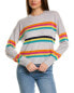 Фото #1 товара Scott & Scott London Pippa Stripe Wool & Cashmere-Blend Sweater Women's