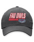 Фото #2 товара Men's Charcoal FAU Owls Slice Adjustable Hat