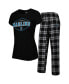 Фото #1 товара Пижама Concepts Sport Miami Marlins Badge T-shirt & Pants