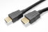 Wentronic 41081 - 0.5 m - HDMI Type A (Standard) - 2 x HDMI Type A (Standard) - 48 Gbit/s - Black