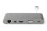 Фото #6 товара DIGITUS Universal Docking Station - USB Type-C™ - Wired - USB 3.2 Gen 1 (3.1 Gen 1) Type-C - 60 W - 10,100,1000 Mbit/s - Grey - MMC - MicroSD (TransFlash) - MicroSDHC - MicroSDXC