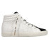 Фото #1 товара Vintage Havana Lester Perforated High Top Womens White Sneakers Casual Shoes LE