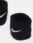 Nike Training Swoosh unisex wristbands in black