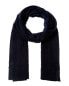 Фото #1 товара Forte Cashmere Basic Cable Cashmere Scarf Women's Blue