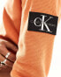 Фото #4 товара Calvin Klein Jeans unisex waffle long sleeve t-shirt in clay