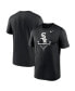 Фото #1 товара Men's Black Chicago White Sox Big and Tall Icon Legend Performance T-shirt