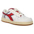 Фото #2 товара Diadora Magic Basket Low Icona Lace Up Sneaker Mens White Sneakers Casual Shoes