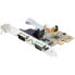 Фото #1 товара StarTech.com 2-Port PCI Express Serial Card - Dual Port PCIe to RS232 (DB9) Serial Card - 16C1050 UART - Standard or Low Profile Brackets - COM Retention - For Windows & Linux - PCIe - Serial - Full-height / Low-profile - PCI 2.0 - RS-232 - Yellow