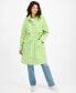 Фото #4 товара Flower Show Women's Water-Resistant Hooded Trench Coat, Created for Macy's