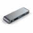 Фото #1 товара Satechi USB-C Mobile Hub für Apple iPad (4 in 1 Adapter)"Space Grau USB-C 4 in 1