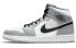 Фото #1 товара Кроссовки Nike Air Jordan 1 Mid Light Smoke Grey (Белый, Серый)