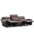 Фото #3 товара Dextan Leather 3-Pc. Sofa with 2 Power Recliners, Created for Macy's