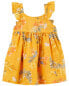 Фото #5 товара Baby Floral Print Seersucker Babydoll Dress 12M