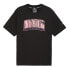 Фото #1 товара Puma Iridescent Graphic Crew Neck Short Sleeve T-Shirt X Melo Mens Black Casual